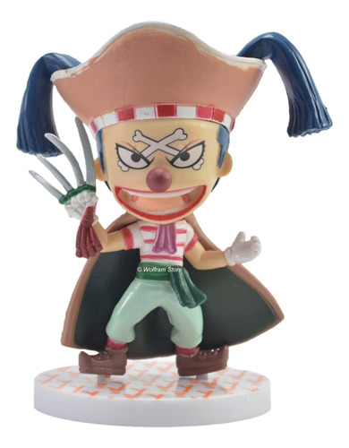 Figura Muñeco Gashapone One Piece Buggy Y Alvida