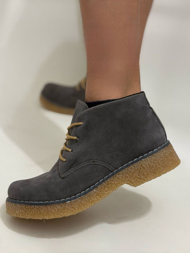 Botas Botitas Simil Gamuza Delaposta Dama Comodas Invierno