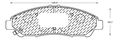 Pastilla De Freno Delantera Honda Pilot  3.5 2017