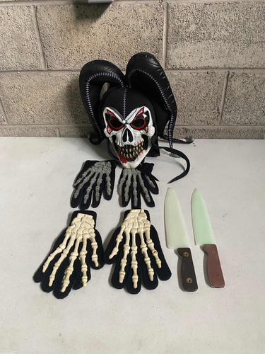 Disfraz Máscara Calavera Niño Unisex Talla Unitalla (Usado)