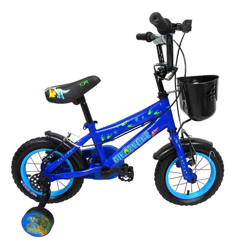 Bicicleta Rin 12 Deluxe Plt Dinosaurios Para Niños