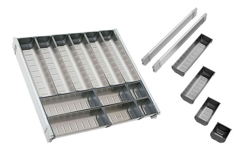 Imagen 1 de 4 de Cubiertero Inoxidable 531x473 Mm Cubiertos Cajón Cocina *