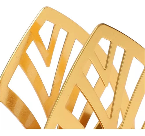 Vertical Chapado A Mano En Oro Con Forma Hueca 9*13*4cm