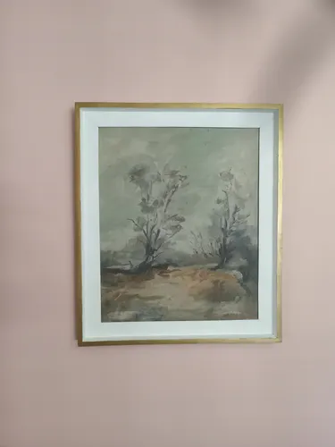 Cuadro Al Óleo Firmado Dante Cola, Mide 61x71cm. (Usado)
