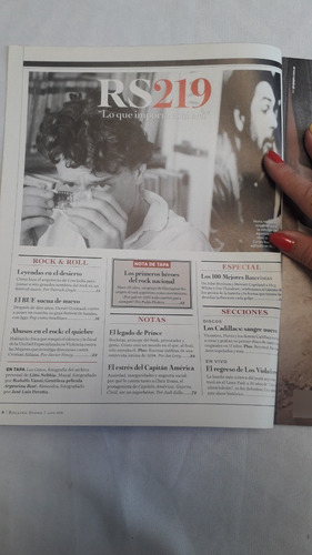 Revista Antigua * Rolling Stone * N° 219 Tapa 50 Años Rock (Usado)