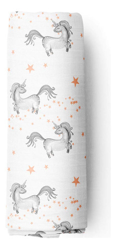 Paquete De, Unicorn - Star Print, 47 X 47 Inch Aenne Baby
