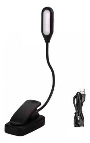 Usb Recargable Lámpara De Lectura Para Libros Portátil 