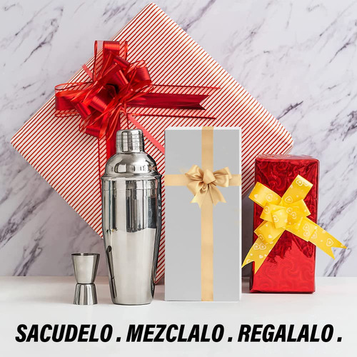 7 Piezas Shaker Cocktail Bar Set Kit | Utensilios De Bar De