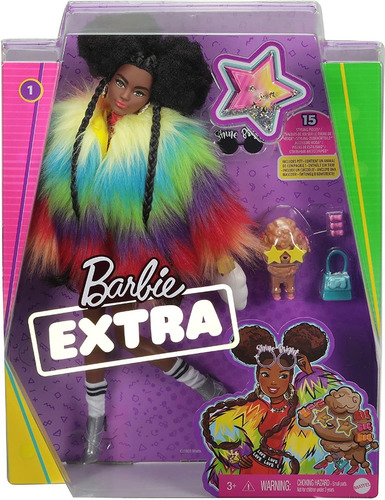 Barbie Extra Muñeca  # 1 Mascota Incluida Mattel Original 