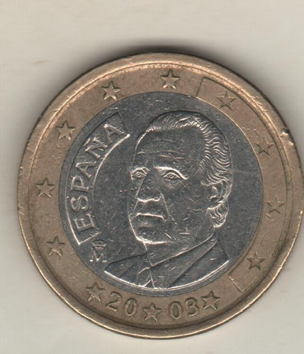 España Moneda Bimetálica De 1 Euro Año 2003 - Km 1046 - Vf+