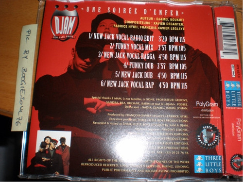 Cd Une Soirée D'enfer (djam) Estándar