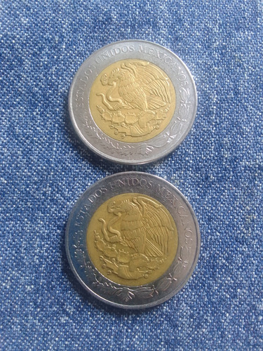 Monedas 5 Pesos Variantes,servando Teresa De Mier,año 2009. (Usado)