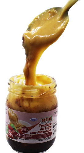 Doce De Leite Com Morango Diet Hué Sem Glúten Semaçúcar 220g
