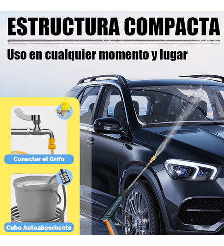 Hidrolavadora Eléctrica Kp580 3000w Con Motor De Inducción Totalmente De Cobre, Hidrolavadora Con Soporte Para Tubería Y Boquilla Multifuncional