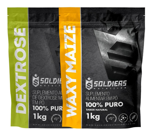 Kit: Dextrose 3kg + Waxy Maize 3kg