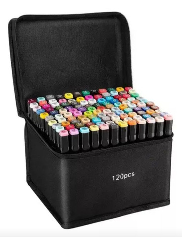 Marcadores De Diseño Touch Doble Punta Permanente 120 Pcs