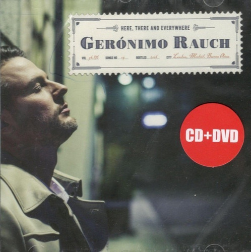 Gerónimo Rauch ¿ Here, There And Everywhere - Cd/dvd - Nuev