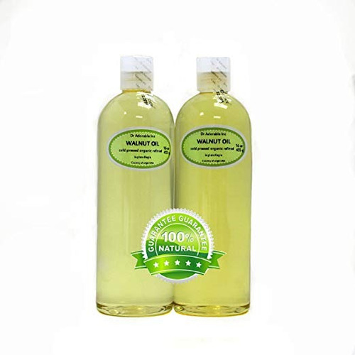 2 De 16 Oz Aceite De Nuez Orgánico Prensado En Frío 100% Pur