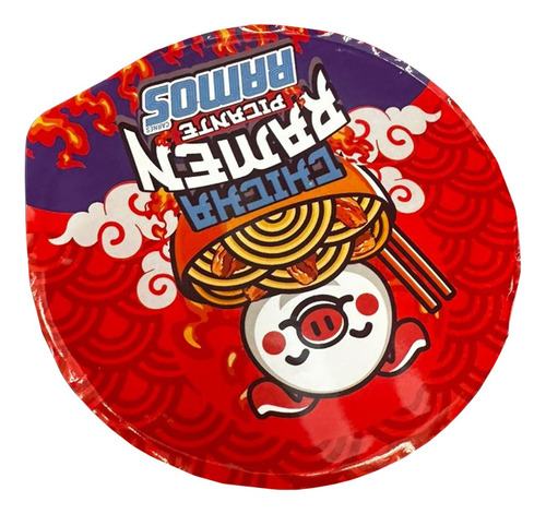 Chicha Ramen Ramos Noodles Chicharrón De Cerdo Picante 2pz