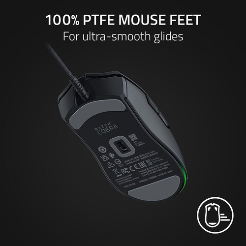 Mouse Gamer Razer Cobra Ultraligero Switches Ópticos 8500dpi Negro