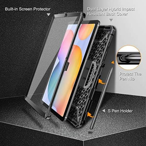 Fintie Funda A Prueba Golpes P/ Samsung Galaxy Tab S6 Negro