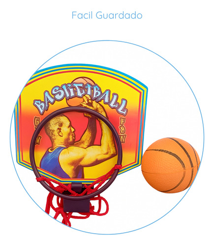 Juego Infantil Mini Aro De Basket Set Tablero Pelota Duravit