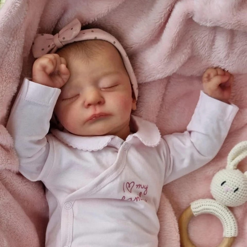 Muñeca Bebe Reborn Realista Recién Nacida Kai Piel 3d