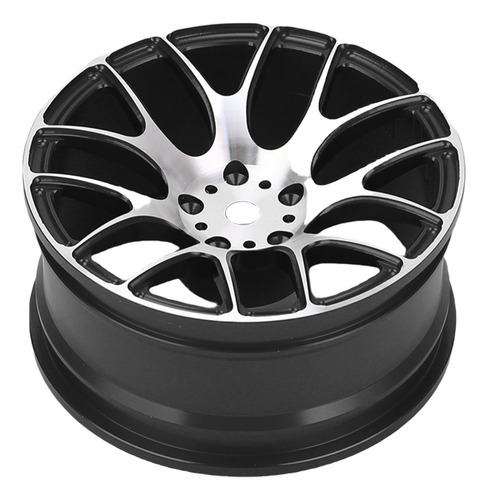 Cubo De Rueda Rc Negro Negro De 4 Piezas De Repuesto Para Mn