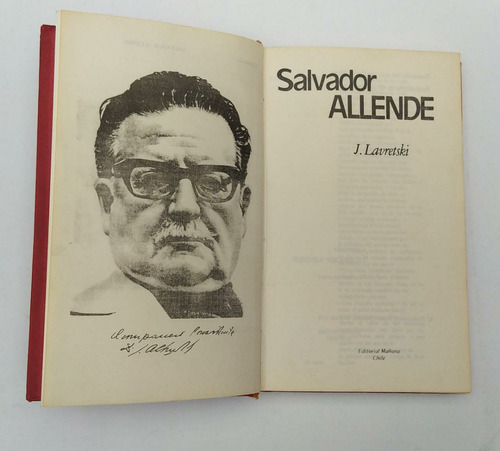 Libro Salvador Allende / J. Lavretski / Traducido Del Ruso 