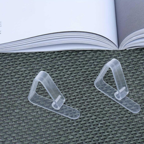 Janfeel Clips De Plástico Transparente Para Mantel, Clips De