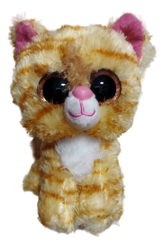 Peluche Kawaii, Suave Y Tierno Gato De Ojos Grandes