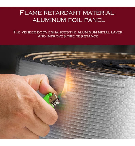 Aislamiento De Lámina De Aluminio Con Amortiguador De Calor