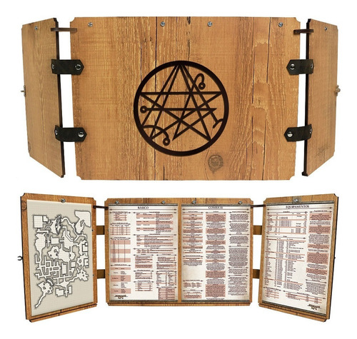 Dungeon Master´s Screen - Escudo Do Mestre D&d Cor Elder Sign