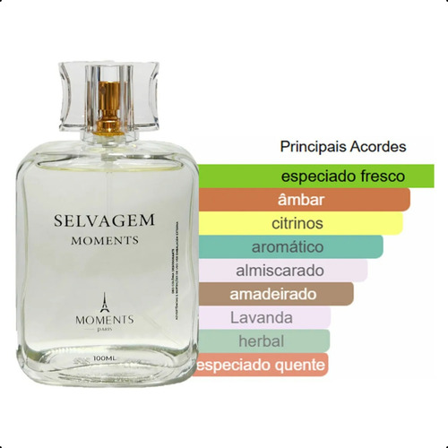 Selvagem 100ml Perfume Masculino Aromático Amadeirado Edp