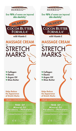 La Manteca De Cacao Fórmula Palmer Crema De Masaje Para Las