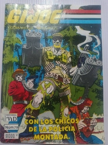 Gi Joe Comandos Heróicos Ed. Vid No. 79 Comic Vintage 1991