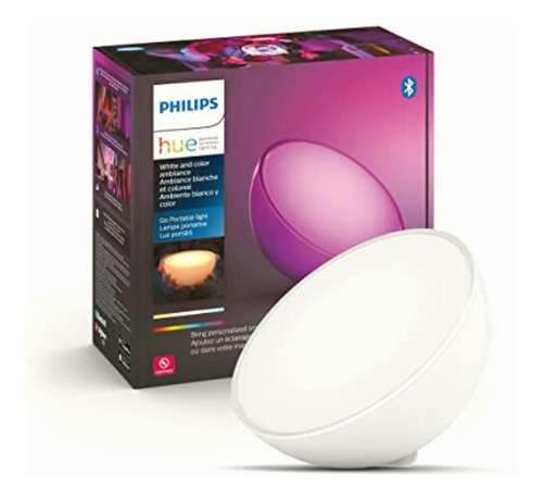 Cphilips Hue Go Lámpara De Mesa (bluetooth Y Zigbee), Color