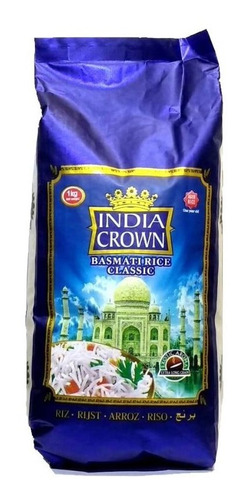 Arroz Basmati India Crown Sin Tacc 1 Kg.