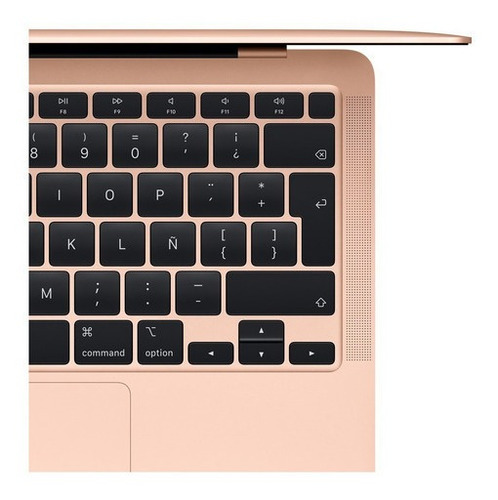 Imagen 5 de 5 de MacBook Air M1 2020 oro 13.3", Apple M1 8GB de RAM 256GB SSD, Apple M1 8-Core GPU 2560x1600px macOS