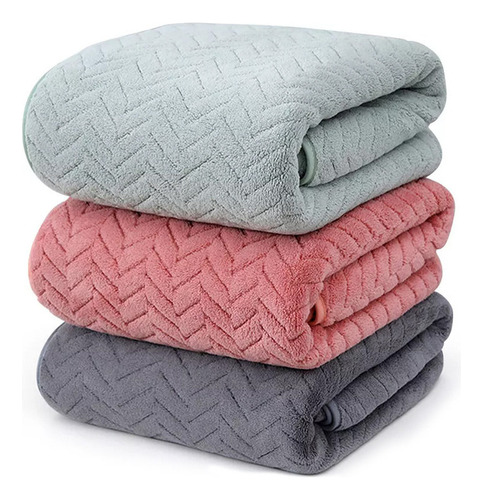 Fjl Toallas De Baño Completas, 3 Unidades, Grandes, 70 X