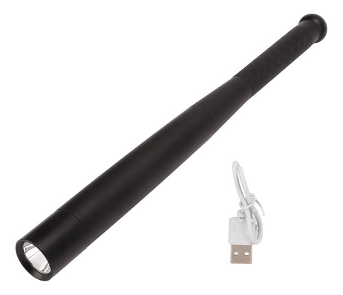 Linterna Led De Béisbol, Aleación De Aluminio, Negra, 5000 M