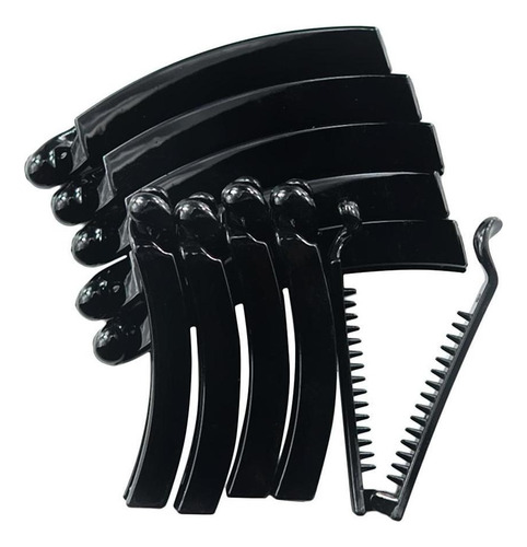 10 Piezas Clips De Cabellero De Plátano De 10cm + 10 Piezas