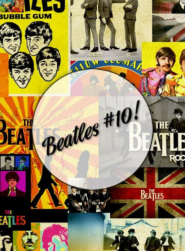 Beatles #10! Lámina Decoupage Autoadhesiva 30 X 42 Cm