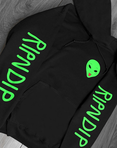 Sudadera Con Gorro Rip N Dip Alien Gatito Grosero Enviograti