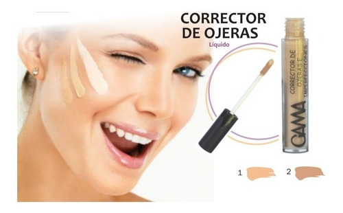 Imagen 3 de 5 de Corrector De Ojeras E Imperfecciones Liquido Gama X6ml