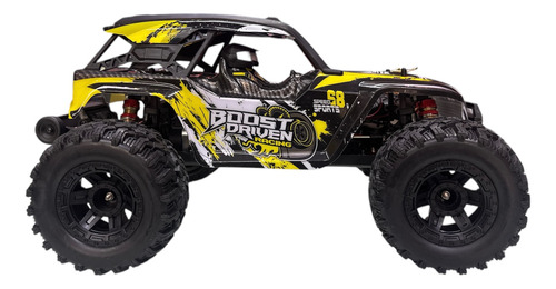 Auto R\c Profesional De Pila Recargable Corre 46 K / H Amarillo