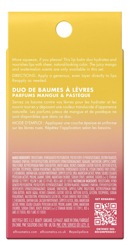 Bálsamo Labial Hidratante Con Color, Vegano Y Libre De
