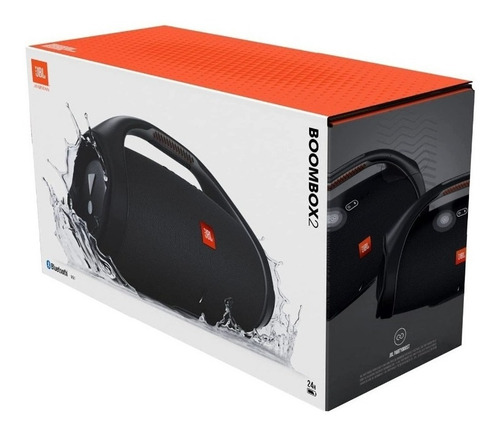 Parlante JBL Boombox 2 portátil con bluetooth waterproof black 100V/240V