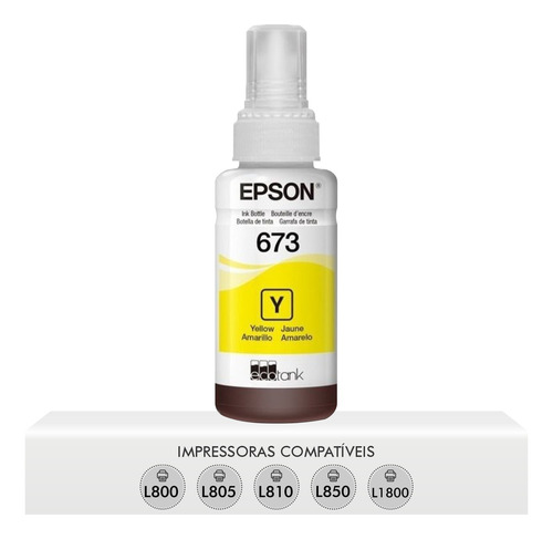 Refil Original Epson 673 L800 L805 L810 L850 L1800