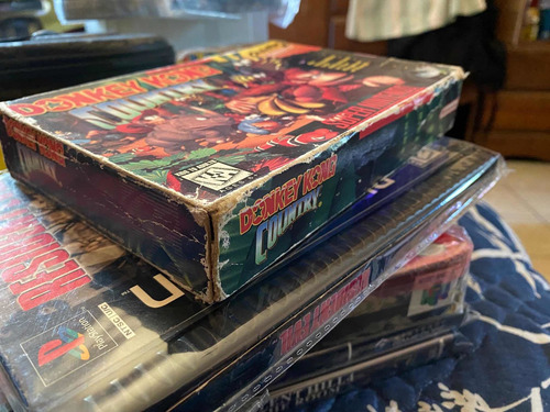 Donkey Kong Country Super Nintendo Snes Caja Y Manual (Usado)